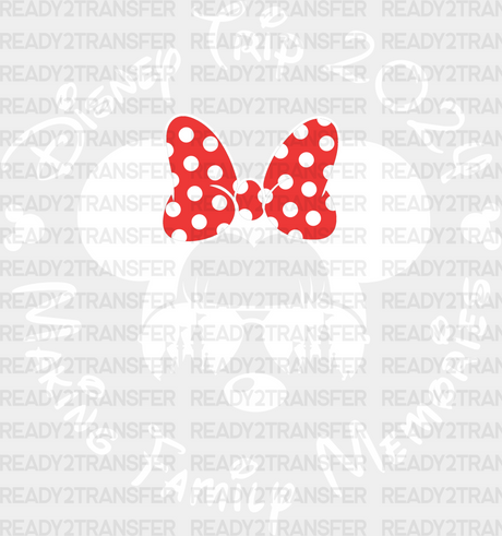 Minnie Disney Trip 2024 Design - Dtf Transfer Adult Unisex S & M (10’) / White