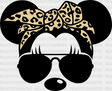 Minnie Safari Disney Dtf Transfer Adult Unisex - S & M (10’) / Black