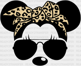 Minnie Safari Disney Dtf Transfer Adult Unisex - S & M (10’) / White