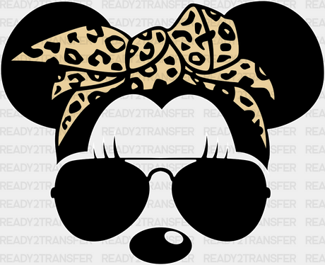 Minnie Safari Disney Dtf Transfer Adult Unisex - S & M (10’) / White