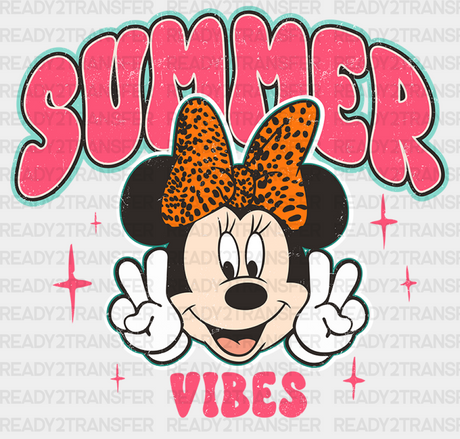 Minnie Summer Vibes Dtf Transfer