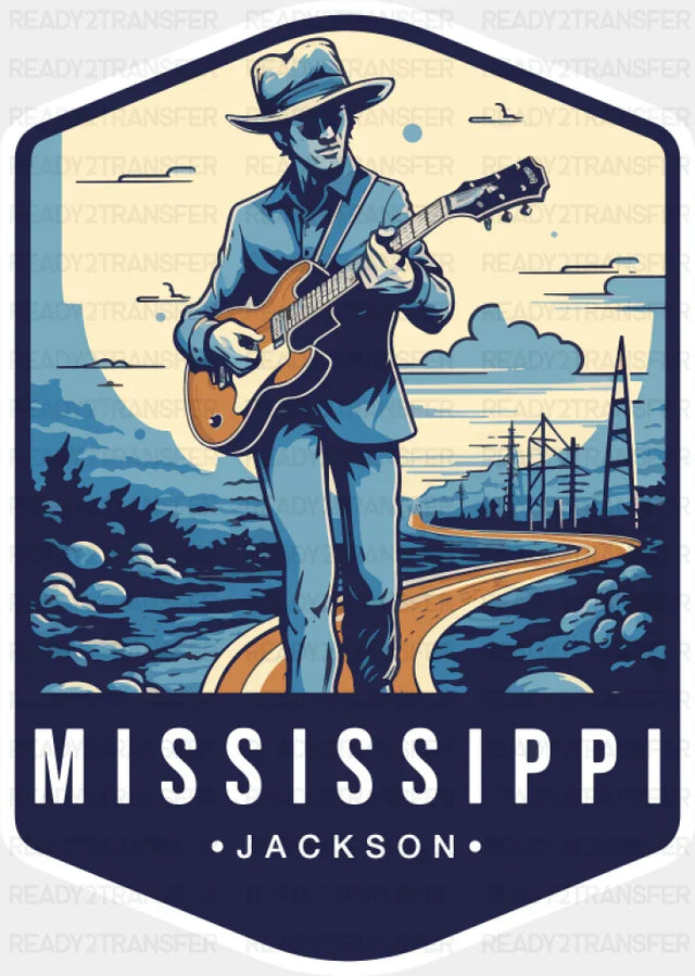 Mississippi Jackson - States & Cities DTF Transfer