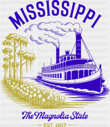 Mississippi The Magnolia State - States & Cities DTF Transfer ready2transfer