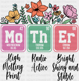 Mo Th Er Elements - Mother’s Day DTF Transfer Adult Unisex - S & M (10’’) / Dark Color Design (See Imaging)