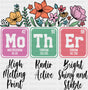 Mo Th Er Elements - Mother’s Day DTF Transfer Adult Unisex - S & M (10’’) / Dark Color Design (See Imaging)