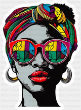 Modern Art Women - Minimal UV Sticker Permanent UV DTF Decal