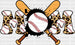 Mom Baseball Bats And Ball Design - Baseball DTF Heat Transfer ready2transfer White