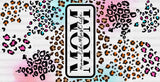 Mom Cheetah Print Design - Mom Cup Wrap UV Sticker Permanent UV DTF Decal ready2transfer
