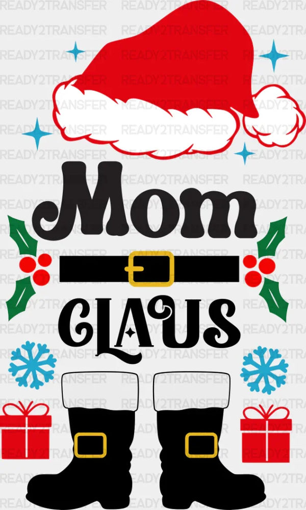 Mom Claus - Christmas DTF Transfer