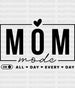 Mom Mode DTF Transfer ready2transfer Black