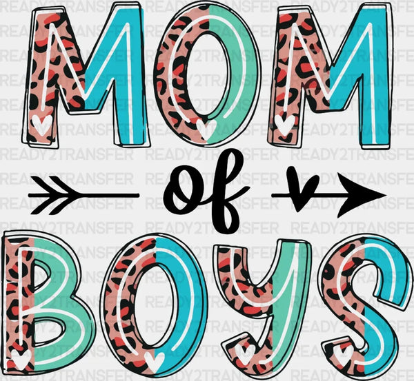 Mom of Boys Mother's Day DTF Heat Transfer, Mama Design, Mom DTF