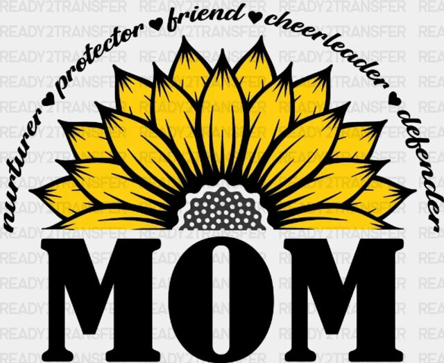 Mom Sunflower Mother’s Day Dtf Heat Transfer Mama Design