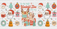 Most Wonderful Time Of The Year - Christmas Cup Wrap Uv Sticker Permanent Dtf Decal