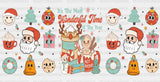 Most Wonderful Time Of The Year - Christmas Cup Wrap Uv Sticker Permanent Dtf Decal