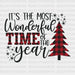 Most Wonderful Time Of The Year DTF Transfer ready2transfer Black