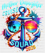 Mother Daughter Cruise Squad 2025 Blue Design - Vacation DTF Transfer