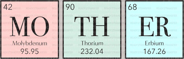 Mother Elements Mother's Day DTF Heat Transfer, Mama Design, Mom DTF