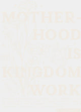 Motherhood Is Kingdom Work Flowers & Butterfly - Christianity DTF Transfer Adult Unisex - S & M (10’’) / Light Color