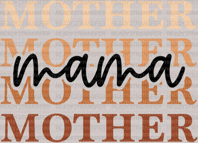 Mother's Day DTF Heat Transfer, Mama Design, Mom DTF - ready2transfer