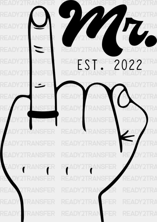 Mr. Ring - Boyfriend-Girlfriend DTF heat transfer