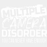 Multiple Camera Disorder, You Can Never Have Enough - Photography DTF Transfers ready2transfer Light Color Design (See Imaging)