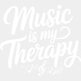 Music Is My Therapy - Music DTF Transfers ready2transfer Light Color Design (See Imaging)