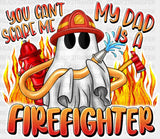 My Dad Is A Firefighter - Dtf Transfer Adult Unisex S & M (10’’) / Light Color Design (See Imaging)