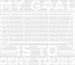 My Goal Is To Deny Yours - Soccer DTF Heat Transfer ready2transfer White
