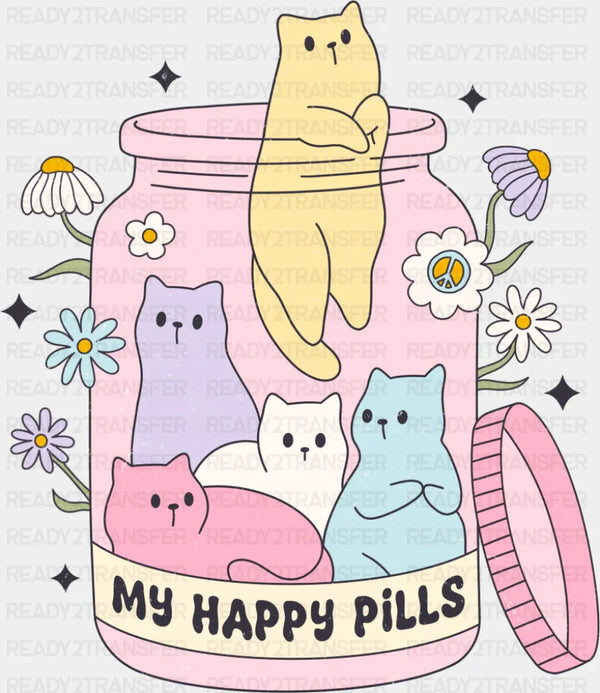 My Happy Pills - Mental Health DTF Transfer