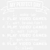 My Perfect Day - Video Game DTF Heat Transfer ready2transfer Light Color Design ( See imaging )