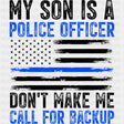 My Son Is A Police Officer, USA Flag - Police DTF Transfers ready2transfer Dark Color Design (See Imaging)