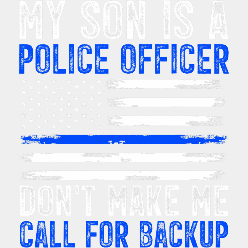 My Son Is A Police Officer, USA Flag - Police DTF Transfers ready2transfer Light Color Design (See Imaging)