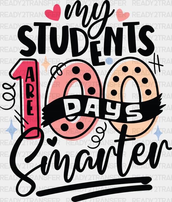 My Students 100 Days Smarter DTF Transfer