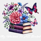 My Weekend Is All Booked - Reading DTF Transfers ready2transfer Light Color Design (See Imaging)