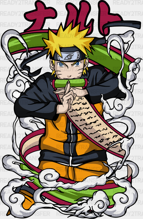 Naruto Uzumaki Cool Design - Iron On Dtf Transfer