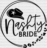 Nashty Bride Hat Dtf Transfer