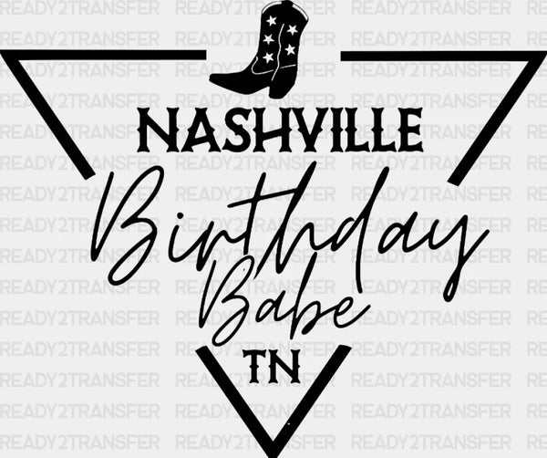 NASHVILLE Birthday Babe TN DTF Transfer
