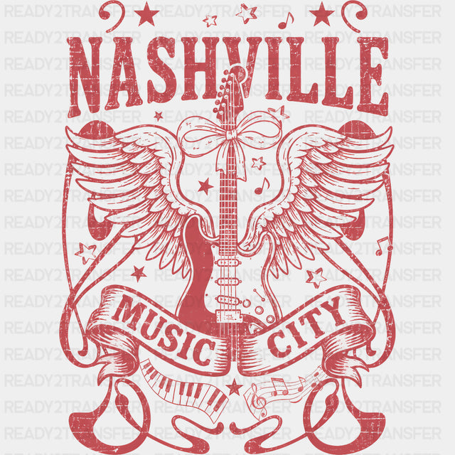 Nashville Music City - Music DTF Transfers