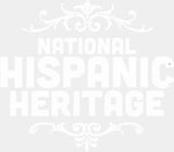 National Hispanic Heritage B&W - Hispanic Heritage Month DTF Transfer Adult Unisex - S & M (10’’) / Light Color Design