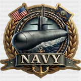 Navy Submarine - Navy DTF Transfers