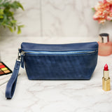 Custom Engraved Leather Makeup Bag V2 for Women Transfer Kingdom