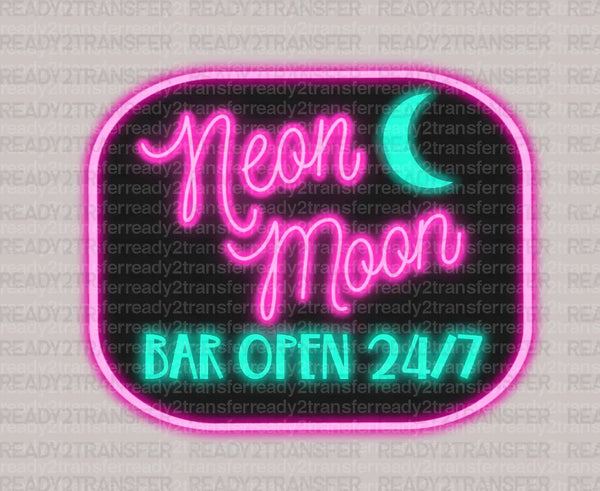 NEON MOON DTF Transfer