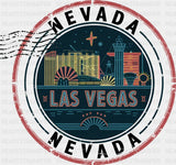 Nevada Las Vegas - States & Cities DTF Transfer