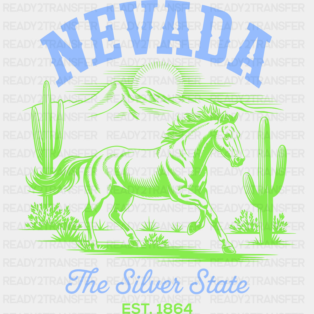 Nevada The Silver State - States & Cities DTF Transfer ready2transfer