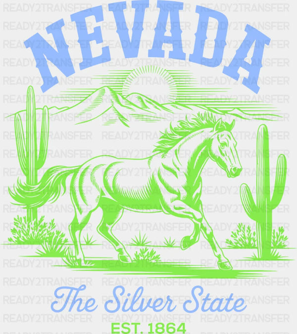 Nevada The Silver State - States & Cities DTF Transfer