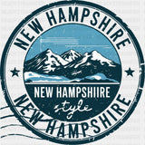 New Hampshire - States & Cities DTF Transfer