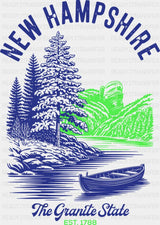New Hampshire The Granite State - States & Cities DTF Transfer
