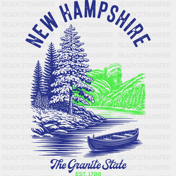 New Hampshire The Granite State - States & Cities DTF Transfer
