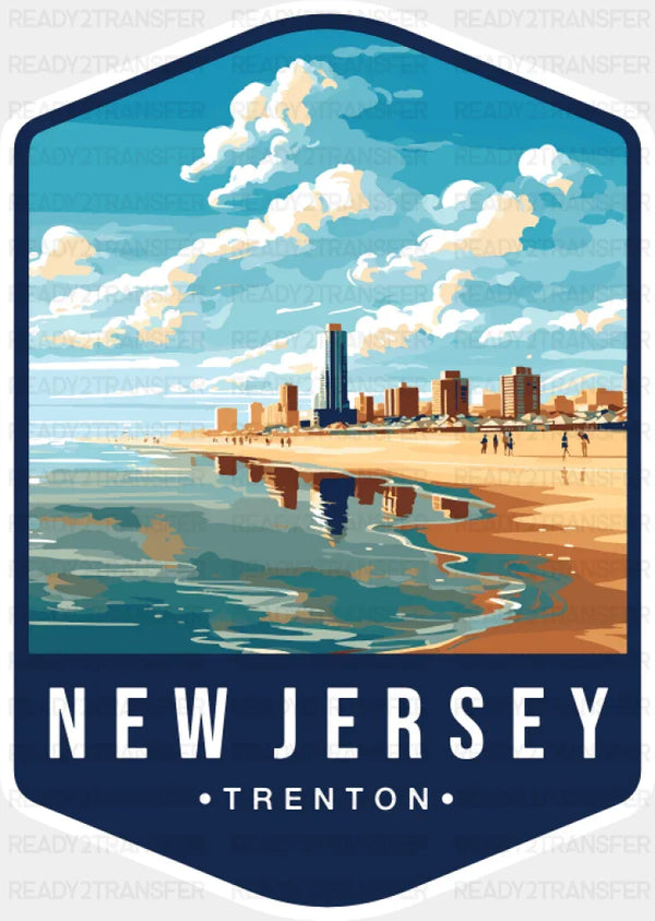 New Jersey Trenton - States & Cities DTF Transfer