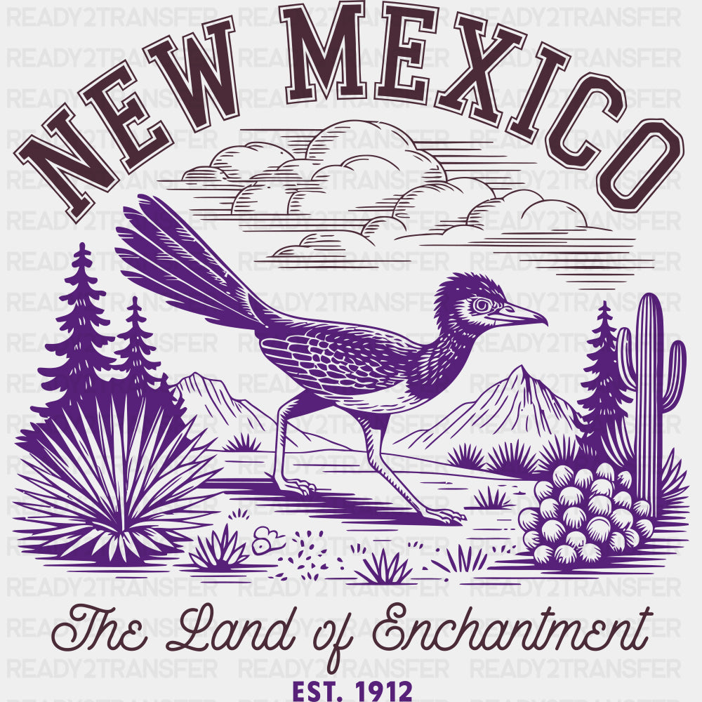 New Mexico The Land Of Enchantment - States & Cities DTF Transfer ready2transfer